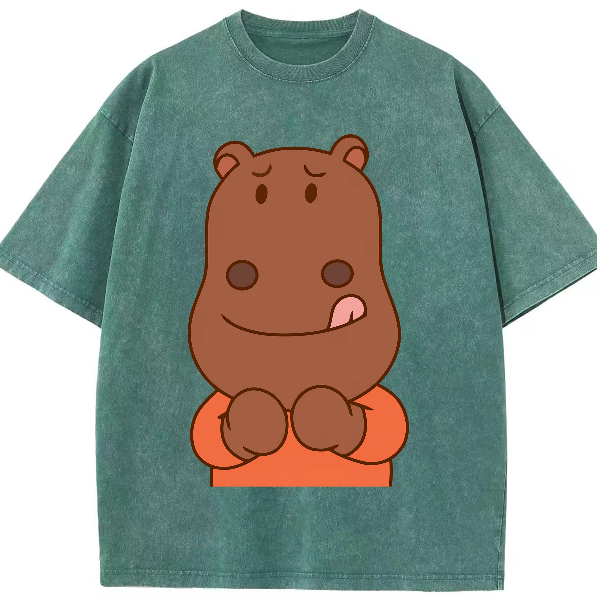 （画像用） アンパンマン Anpanman 綿100% ヴィンテージ風 半袖Tシャツ（フロントプリント）